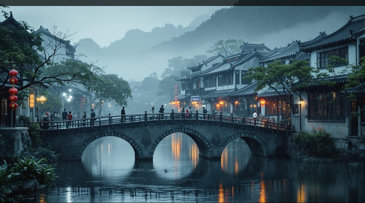 色优优影院出品《江南烟雨》-民国爱情传奇高清海报